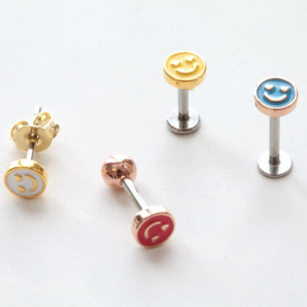 Origami Jewellery Tiny Smiley Cartilage