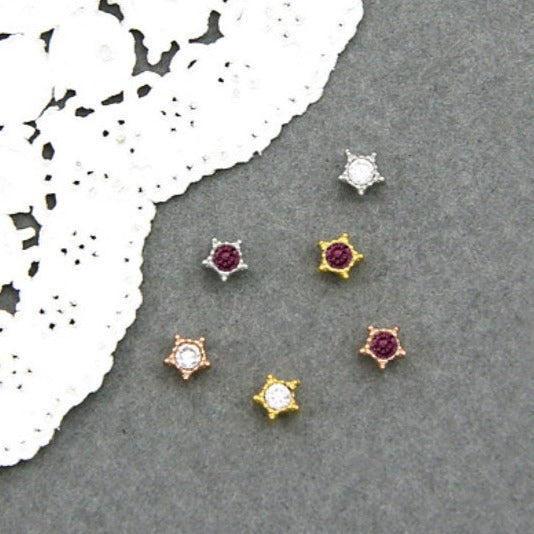 origami jewellery Tiny Star Earrings