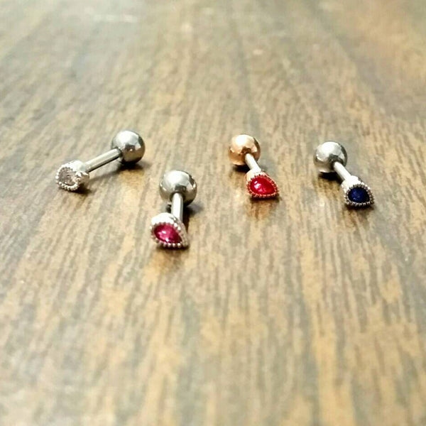 Origami Jewellery Tiny Teardrop Earring