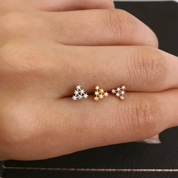 Origami Jewellery Triangle Conch Earring