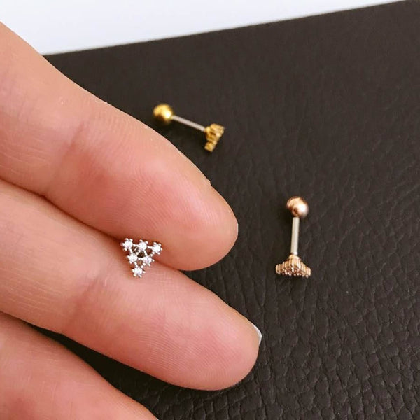 Origami Jewellery Triangle Conch Earring