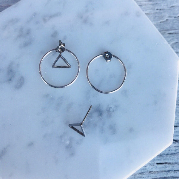 Origami Jewellery Triangle Ear Jacket