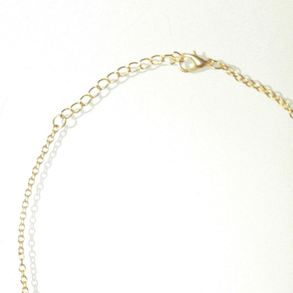 Origami Jewellery Two Feathers Necklace