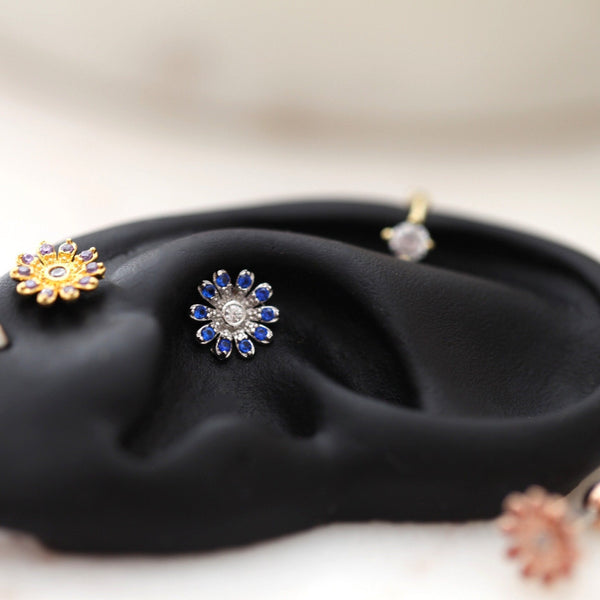 Origami Jewellery Water Lily Flower Earring