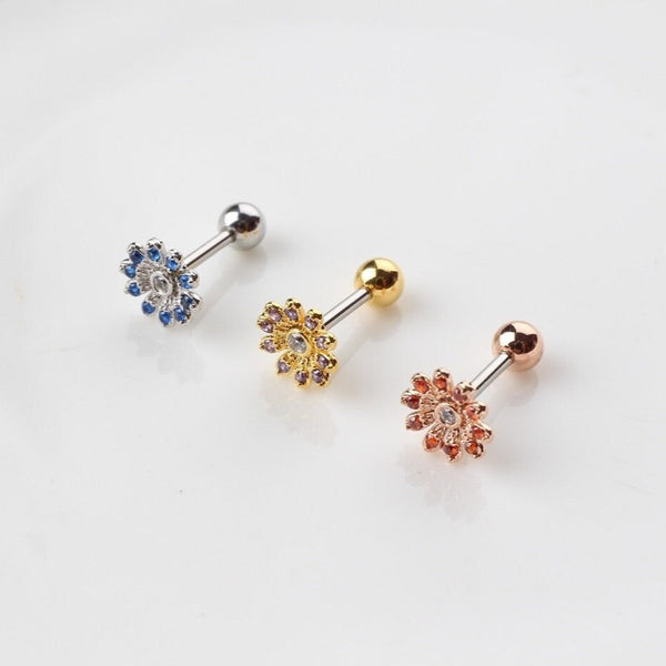 Origami Jewellery Water Lily Flower Earring