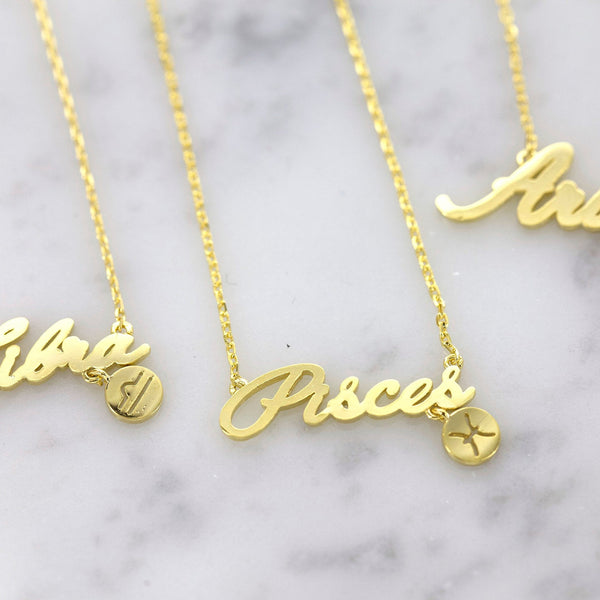 Origami Jewellery Zodiac Necklace