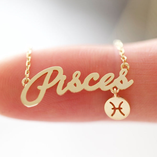 origami jewellery Zodiac Necklace