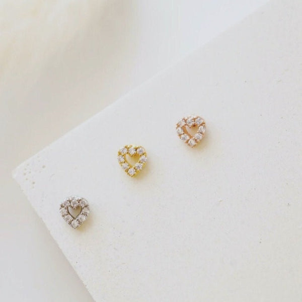 Origami Jewellery Teeny Tiny Heart Cartilage Earring