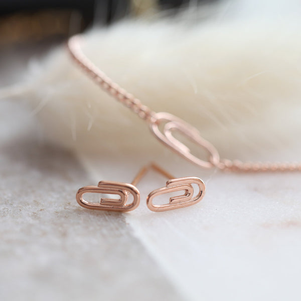 Origami Jewellery Tiny Paperclip Jewelry Collection