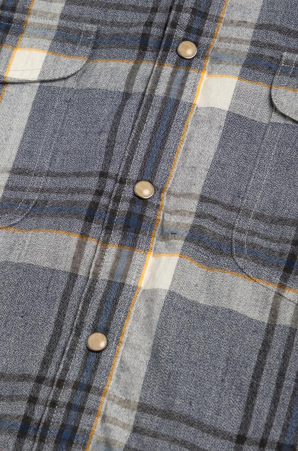 Original Madras Trading Company N°107 Western Straight Collar Long Sleeve Shirt