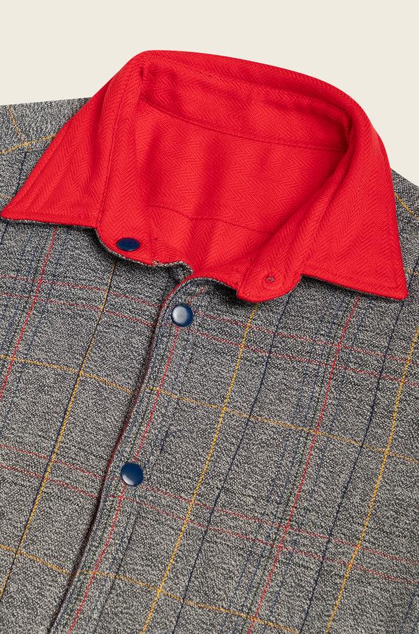 Original Madras Trading Company N°132 Round Tail Reversible Over Shirt