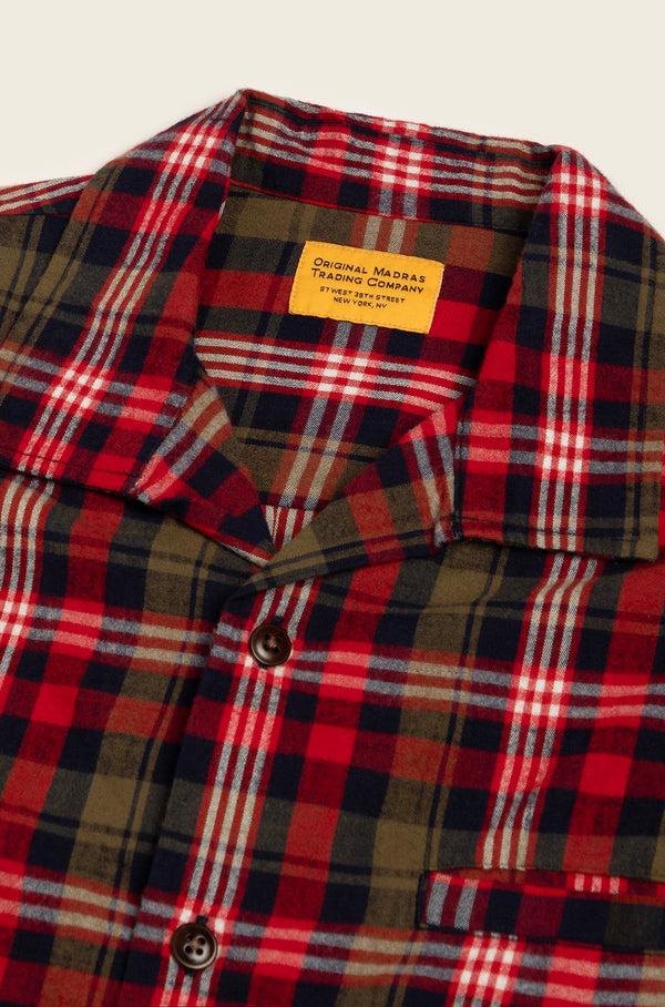 Original Madras Trading Company N°178 Camp Collar Long Sleeve Shirt
