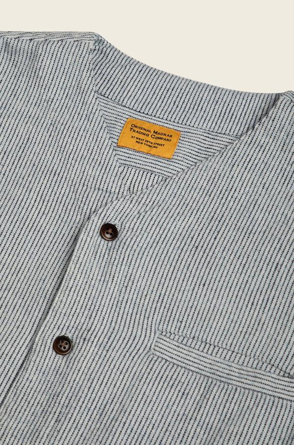Original Madras Trading Company N°179 Baseball Long Sleeve Shirt