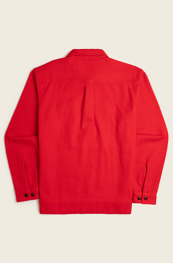Original Madras Trading Company N°180 Collared Half Zip Long Sleeve
