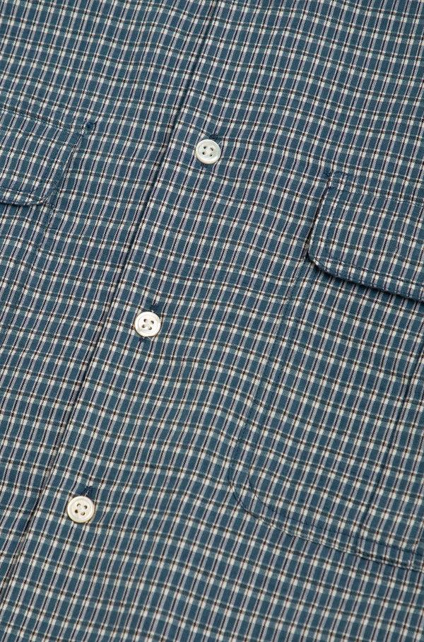 Original Madras Trading Company N°216 David Coggins X OMTC Fly Fishing Twin Stitched Collared Long Sleeve Shirt