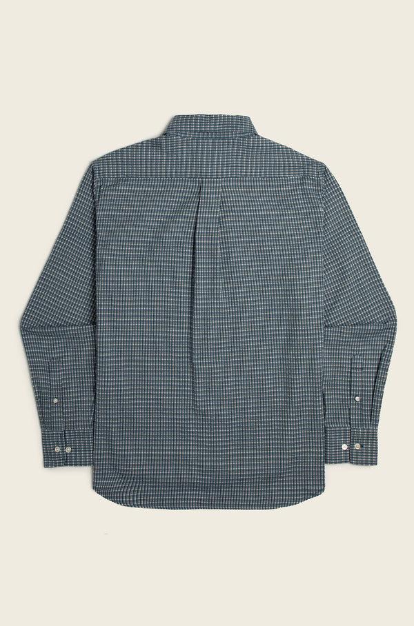 Original Madras Trading Company N°216 David Coggins X OMTC Fly Fishing Twin Stitched Collared Long Sleeve Shirt