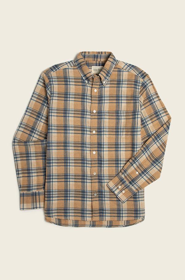 original madras trading company N°5 Classic Button Down Long Sleeve Shirt