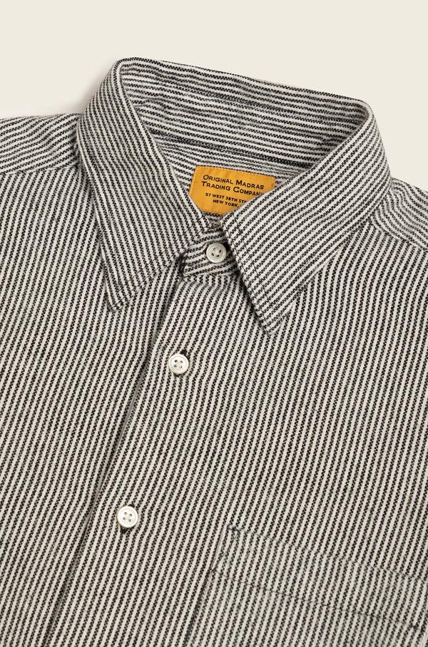 Original Madras Trading Company N°7 Straight Collar Long Sleeve Shirt