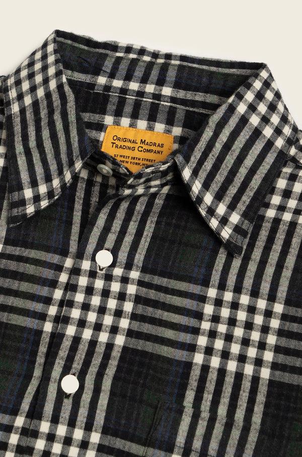 Original Madras Trading Company N°7 Straight Collar Long Sleeve Shirt