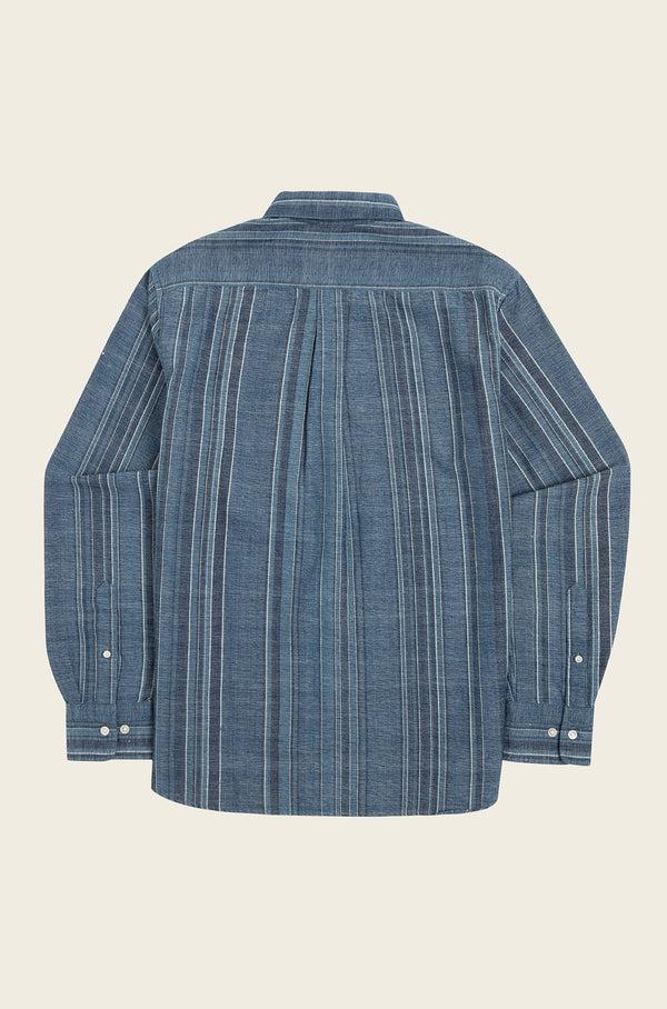 Original Madras Trading Company N°7 Straight Collar Long Sleeve Shirt