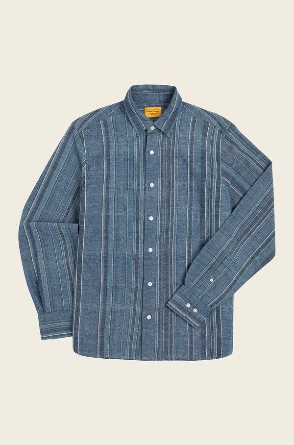 original madras trading company N°7 Straight Collar Long Sleeve Shirt
