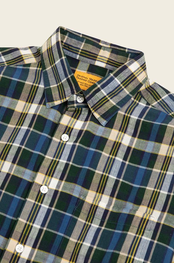 Original Madras Trading Company N°7 Straight Collar Long Sleeve Shirt