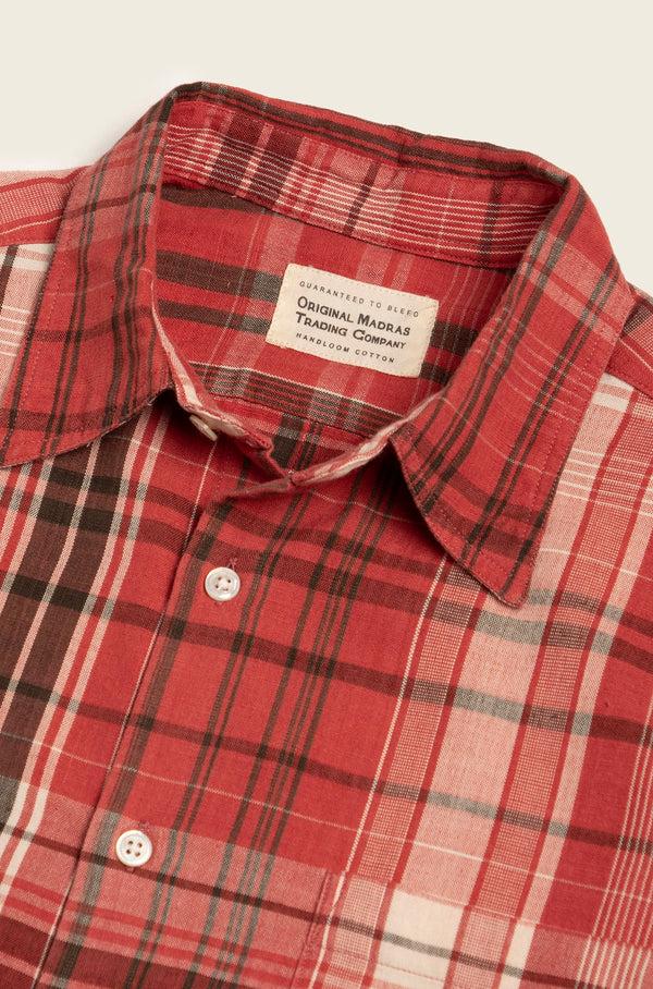 Original Madras Trading Company N°7 Straight Collar Long Sleeve Shirt