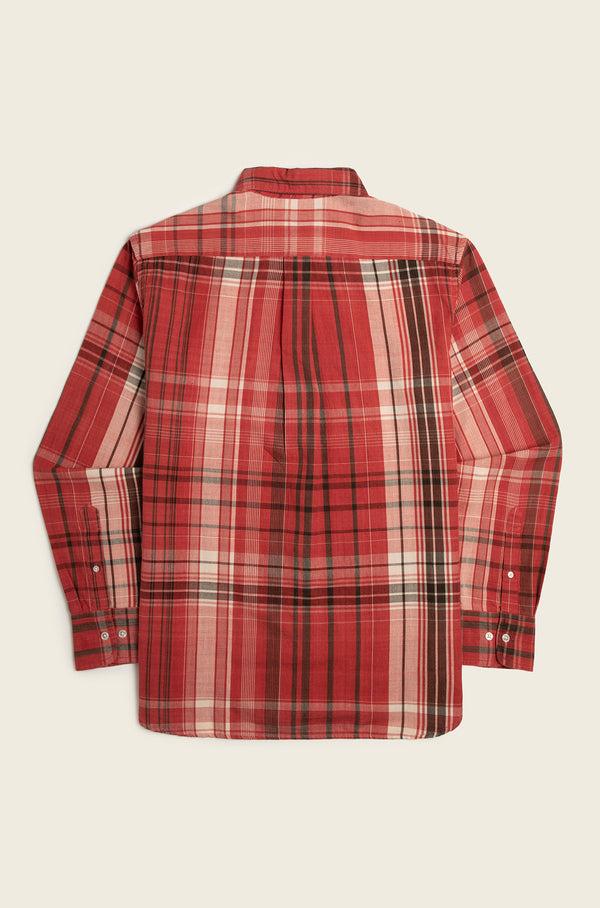 Original Madras Trading Company N°7 Straight Collar Long Sleeve Shirt