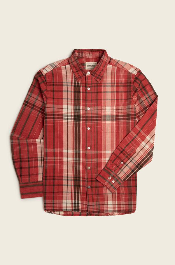 original madras trading company N°7 Straight Collar Long Sleeve Shirt