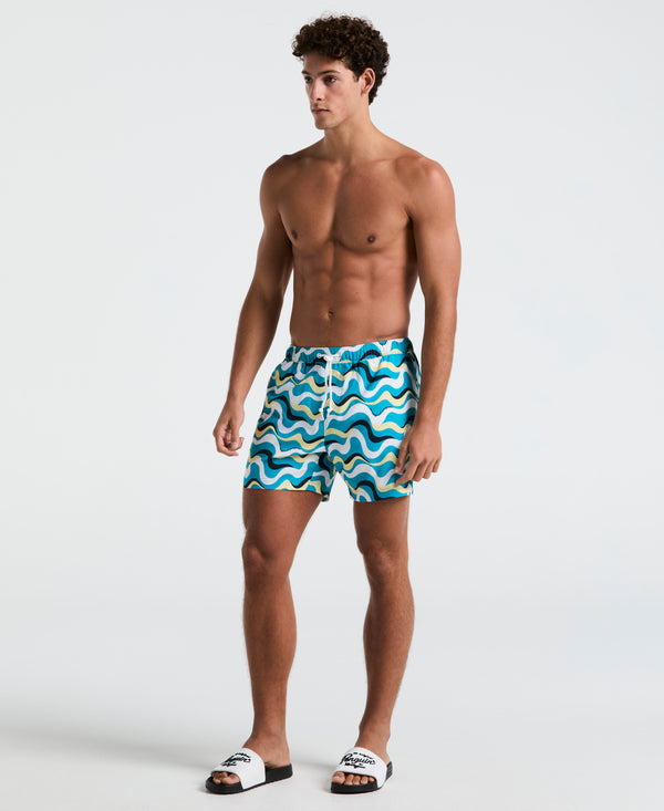 original penguin 5" All-Over Print Multiwave Swim Short