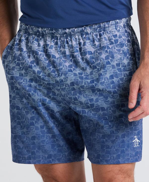 Original Penguin 7" Performance Tennis Printed Shorts