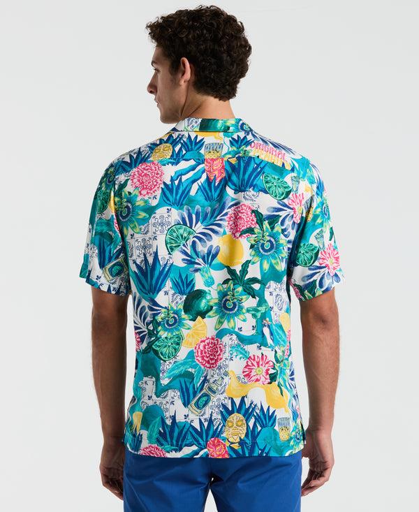 Original Penguin All-Over Floral Collage Print Shirt