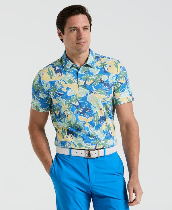 original penguin All-Over Ibiza Print Earl™ Golf Polo