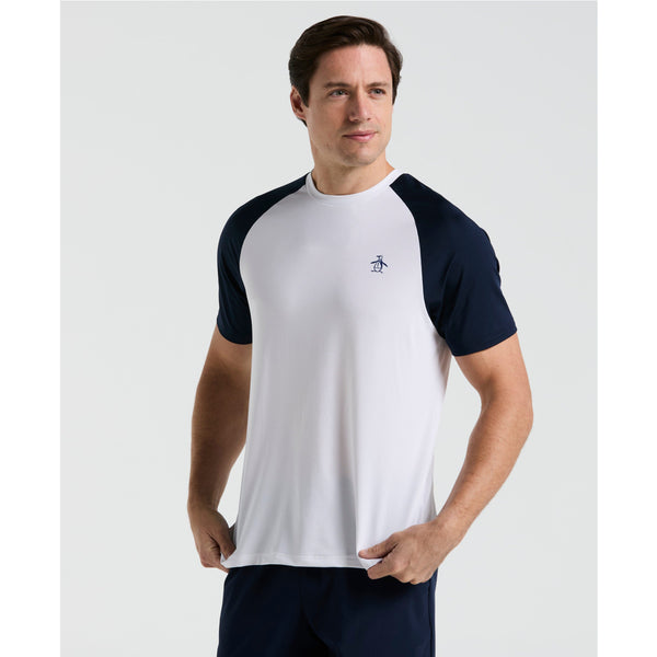 original penguin Core Blocked Performance Tennis Tee