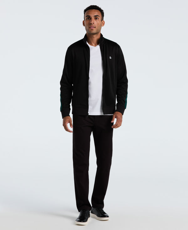 Original Penguin Double Knit Novelty Tape Track Jacket