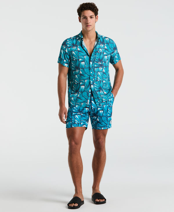 Original Penguin EcoVero™ Agave Tiles Print Shirt