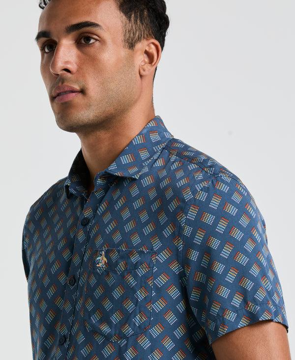 Original Penguin EcoVero™ All-Over Stripe Pride Shirt