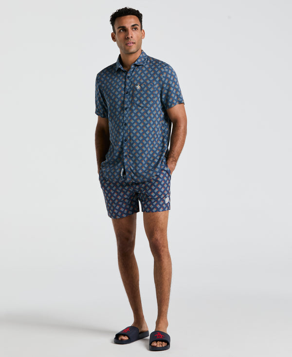 Original Penguin EcoVero™ All-Over Stripe Pride Shirt