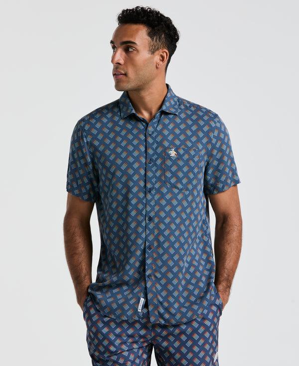original penguin EcoVero™ All-Over Stripe Pride Shirt