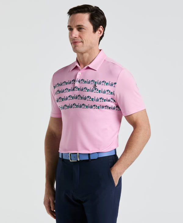 original penguin Engineered Cocktail Novelty Golf Polo