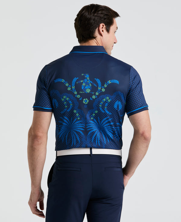 Original Penguin Engineered Novelty Caddy Printed Golf Polo