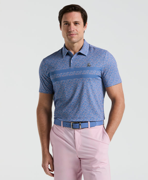 original penguin Engineered Novelty Stripe Golf Polo