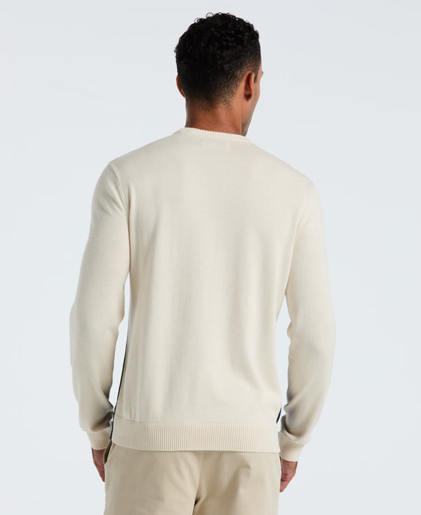 Original Penguin Engineered Stripe Crewneck Sweater