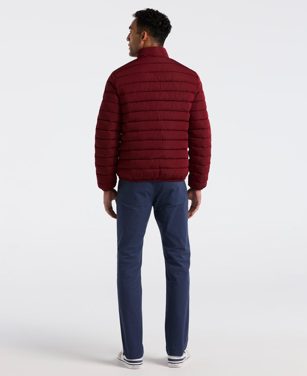 Original Penguin Faux Down Colorblock Puffer Jacket
