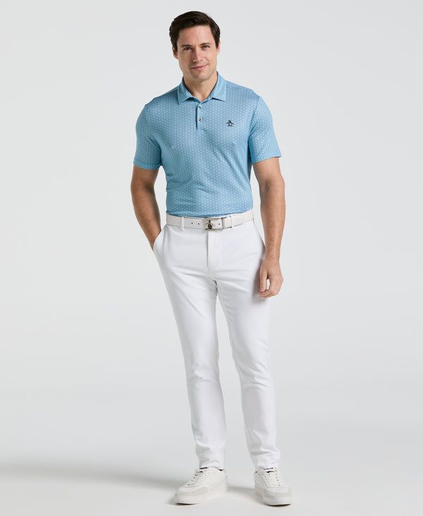 Original Penguin Heritage Herringbone Print Golf Polo