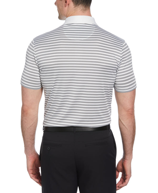 Original Penguin Heritage Stripe Solid Collar Golf Polo
