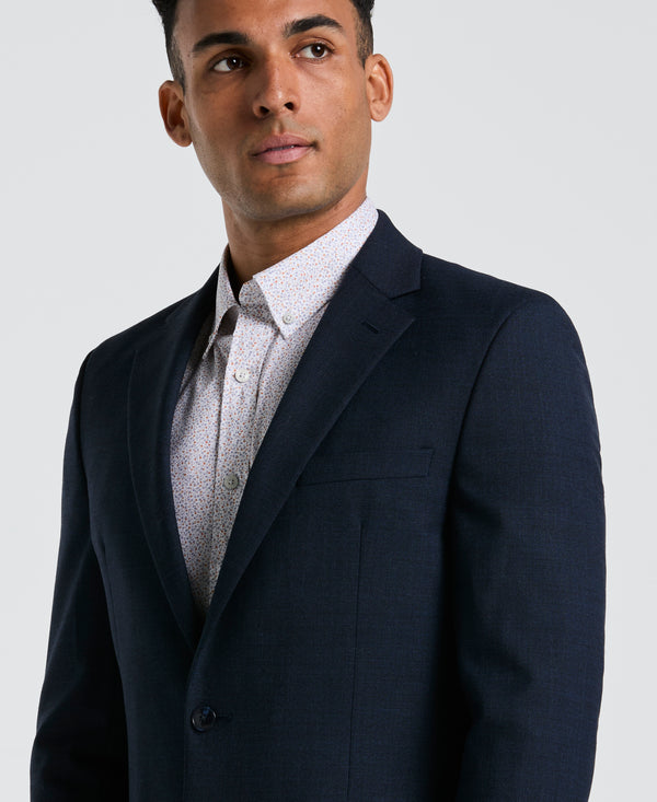 Original Penguin Navy Osman's Wool Blend Suit Jacket