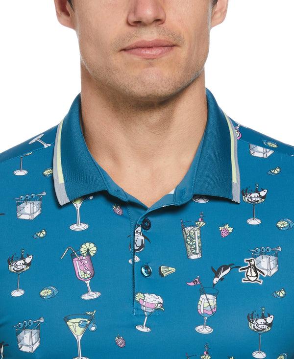 Original Penguin 19th Hole Print Golf Polo