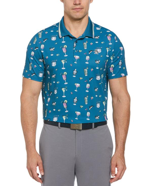 original penguin 19th Hole Print Golf Polo