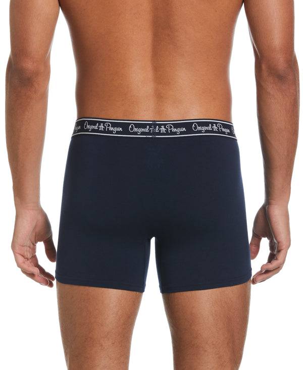 Original Penguin 3 Pack Solid Boxer Briefs
